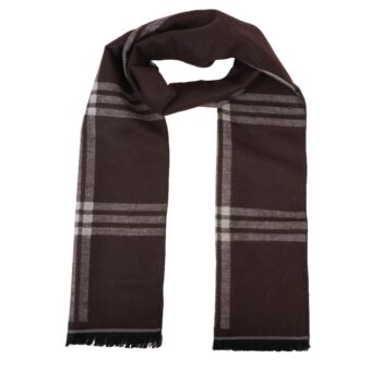 Woven Reversible Printed Men's Wool & Acrylic Muffler - Image 6