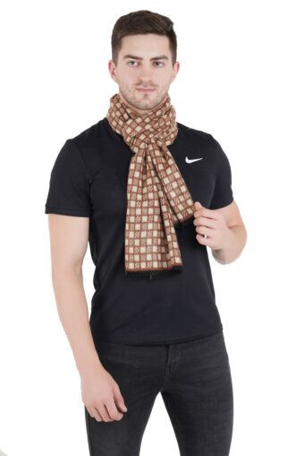 Woven Reversible Printed Men's Wool & Acrylic Muffler - Image 2