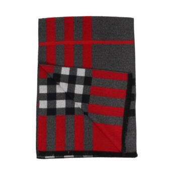 Woven Reversible Printed Men's Wool & Acrylic Muffler - Image 6