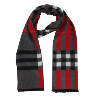 Woven Reversible Printed Men's Wool & Acrylic Muffler - Image 5