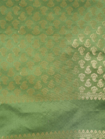 Woven Design Silk Blend Banarasi Dupatta with Zari - Image 8