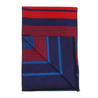 Woven Reversible Printed Men's Wool & Acrylic Muffler - Image 5