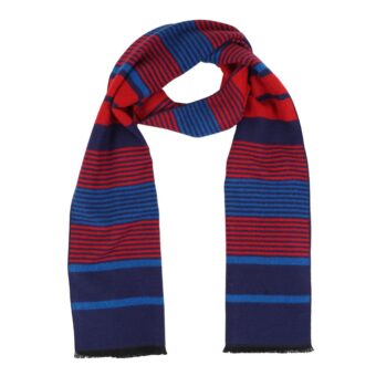 Woven Reversible Printed Men's Wool & Acrylic Muffler - Image 6