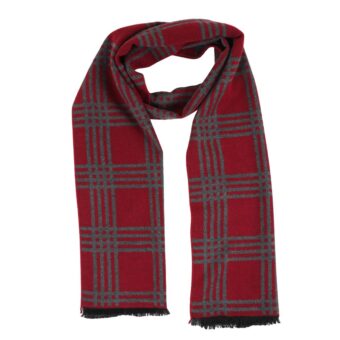 Woven Reversible Printed Men's Wool & Acrylic Muffler - Image 6
