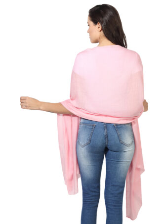 Women's Solid Blended Shawl - Image 4
