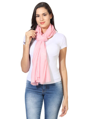 Women's Solid Blended Shawl - Image 2