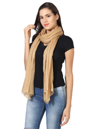 Women's Solid Blended Shawl - Image 3