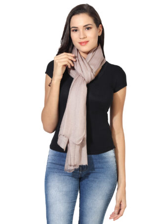 Women's Solid Blended Shawl - Image 2