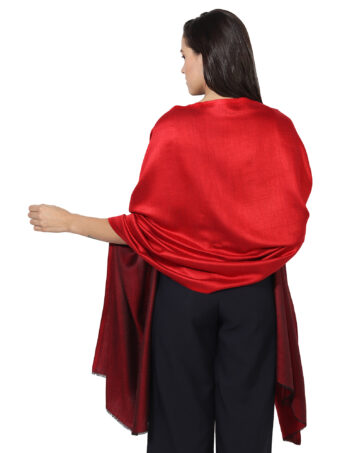 Bamboo Silk Reversible Stole - Image 2