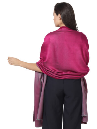 Bamboo Silk Reversible Stole - Image 3