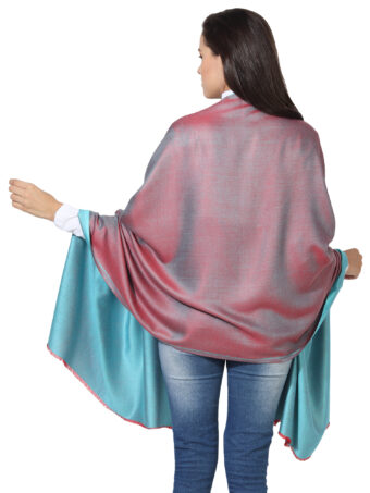 Bamboo Silk Reversible Stole - Image 3