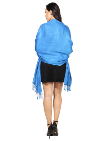 Blended Pashmina Soft Silky Women's Viscose Stole with Hanger - Image 2