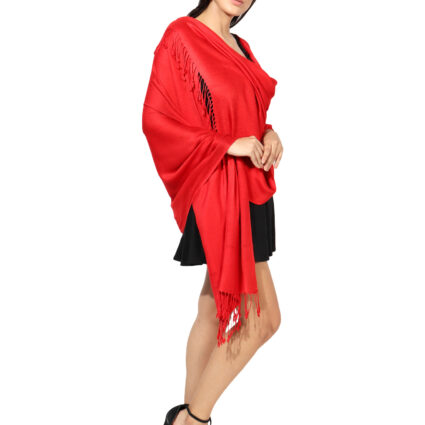 Blended Pashmina Soft Silky Women's Viscose Stole with Hanger