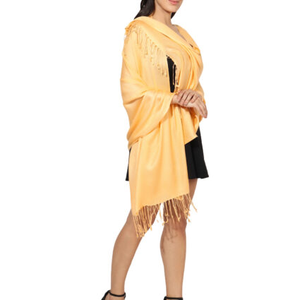 Blended Pashmina Soft Silky Women's Viscose Stole with Hanger