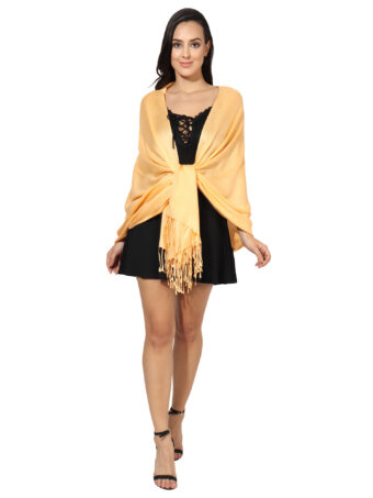 Blended Pashmina Soft Silky Women's Viscose Stole with Hanger - Image 4