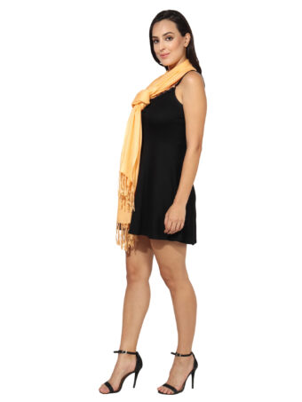 Blended Pashmina Soft Silky Women's Viscose Stole with Hanger - Image 5