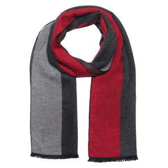 Woven Reversible Printed Men's Wool & Acrylic Muffler - Image 6