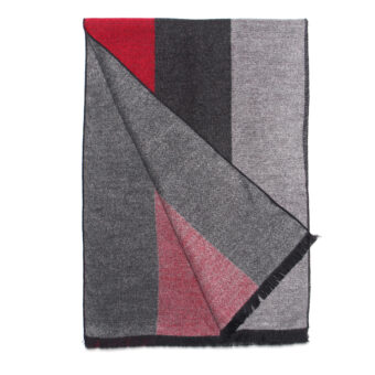 Woven Reversible Printed Men's Wool & Acrylic Muffler - Image 7