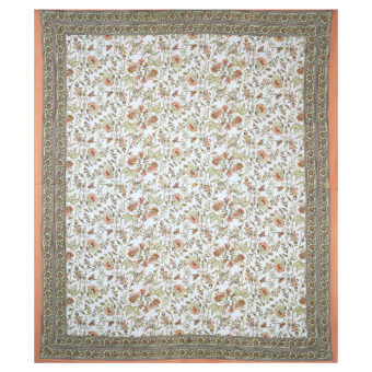 100% Cotton Jaipuri Printed Double Bedsheet with Two Pillow Covers - Image 5
