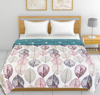 AC Flannel Fleece Throw Blankets for Single Bed, Dohar 54x87 Inches, Ultra Soft Warm Ribbed Microfiber - Image 2