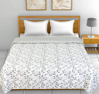 AC Flannel Fleece Throw Blankets for Single Bed, Dohar 54x87 Inches, Ultra Soft Warm Ribbed Microfiber - Image 2