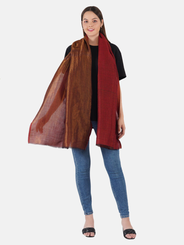 MUFFLY Moonlight Pashmina Reversible Stole – Luxury Wrap for Every Occasion